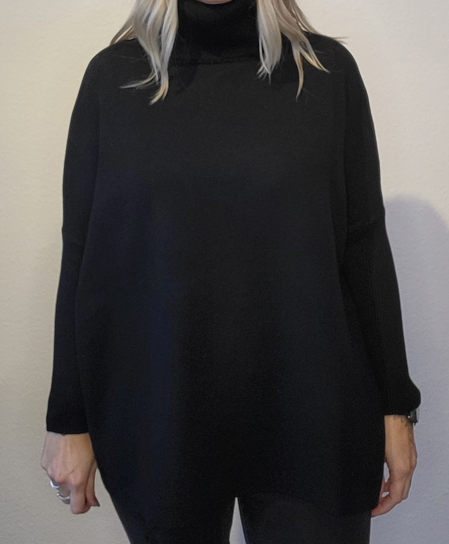 Rollkragenpulli PM schwarz