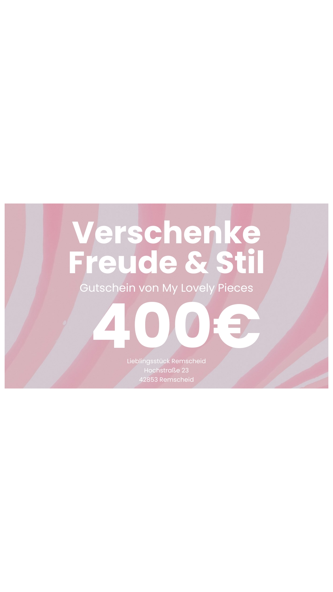Gutschein 400€