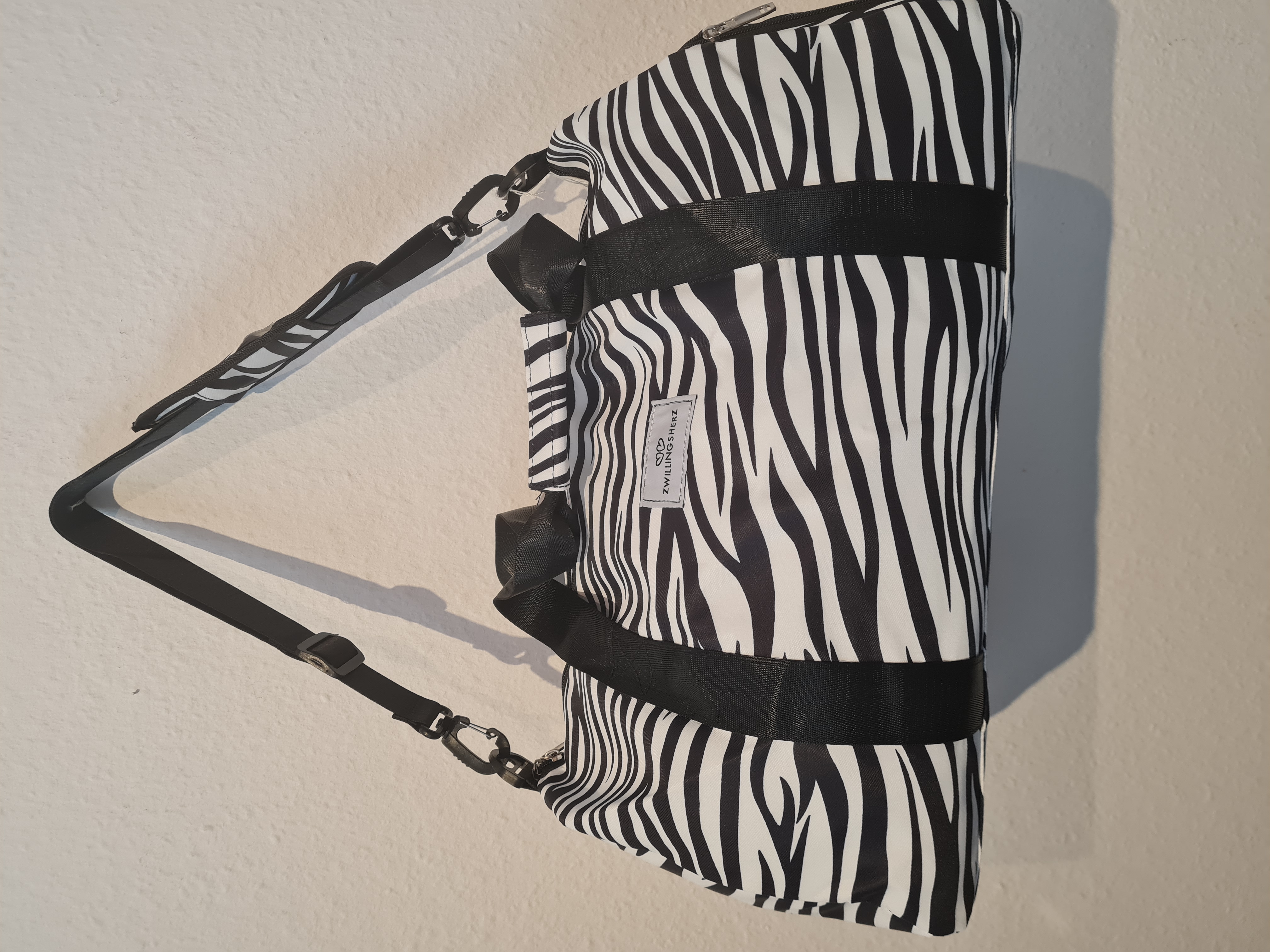 Zebra Tasche Zwillingherz