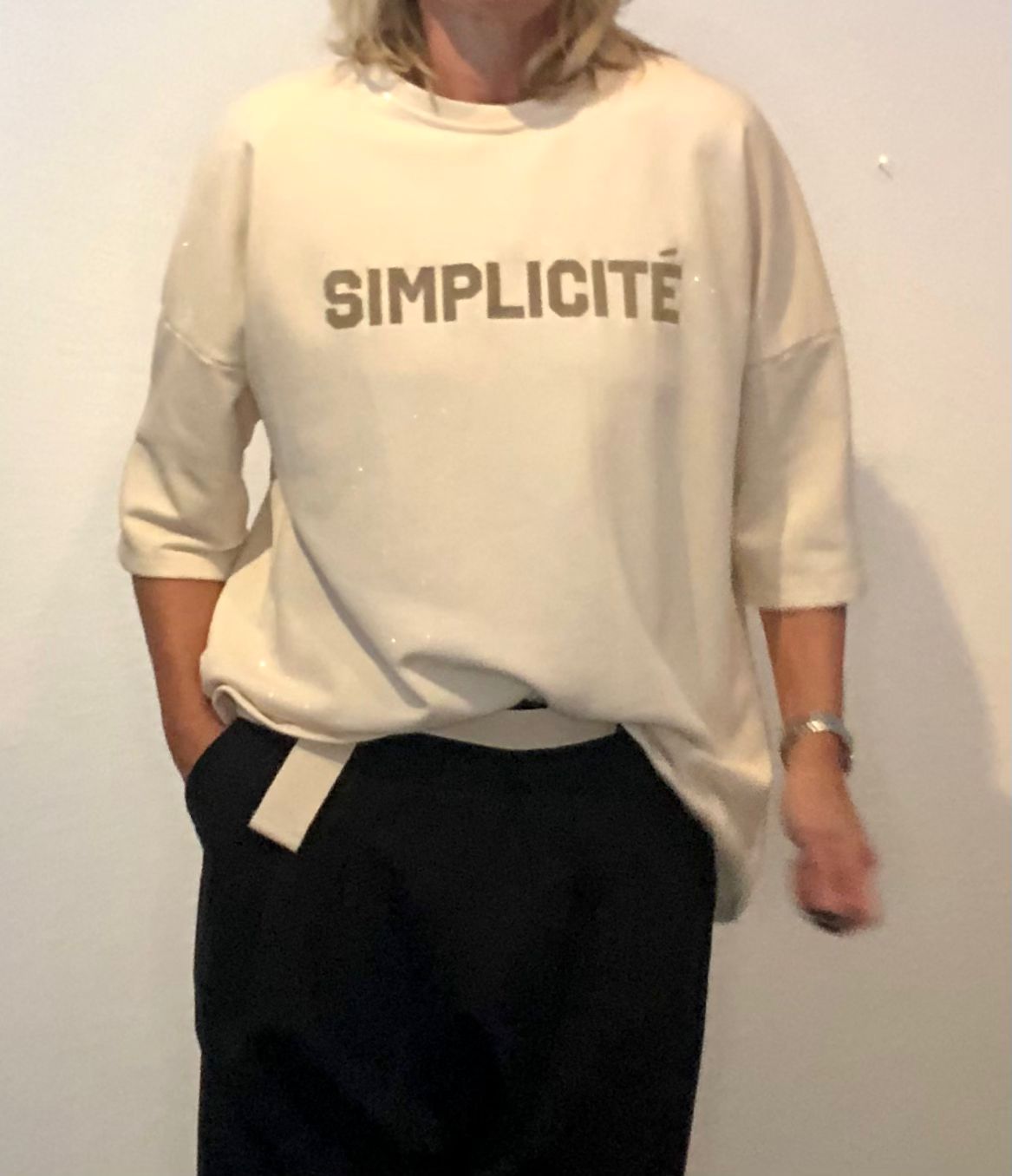 Sweat Simplicité glitzer