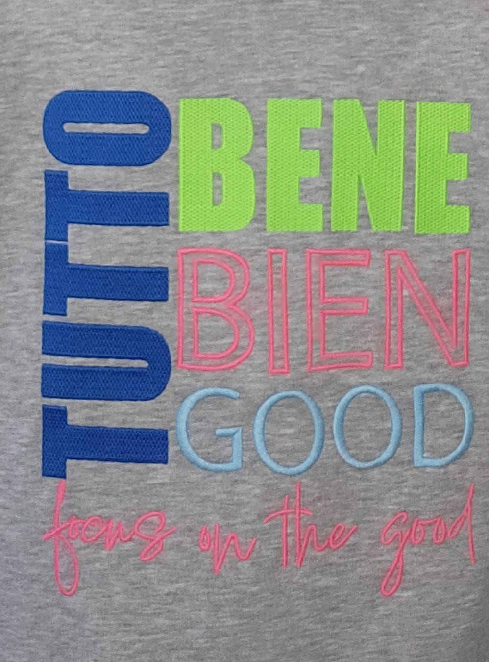 Zwillingsherz Hoodiemantel grauS