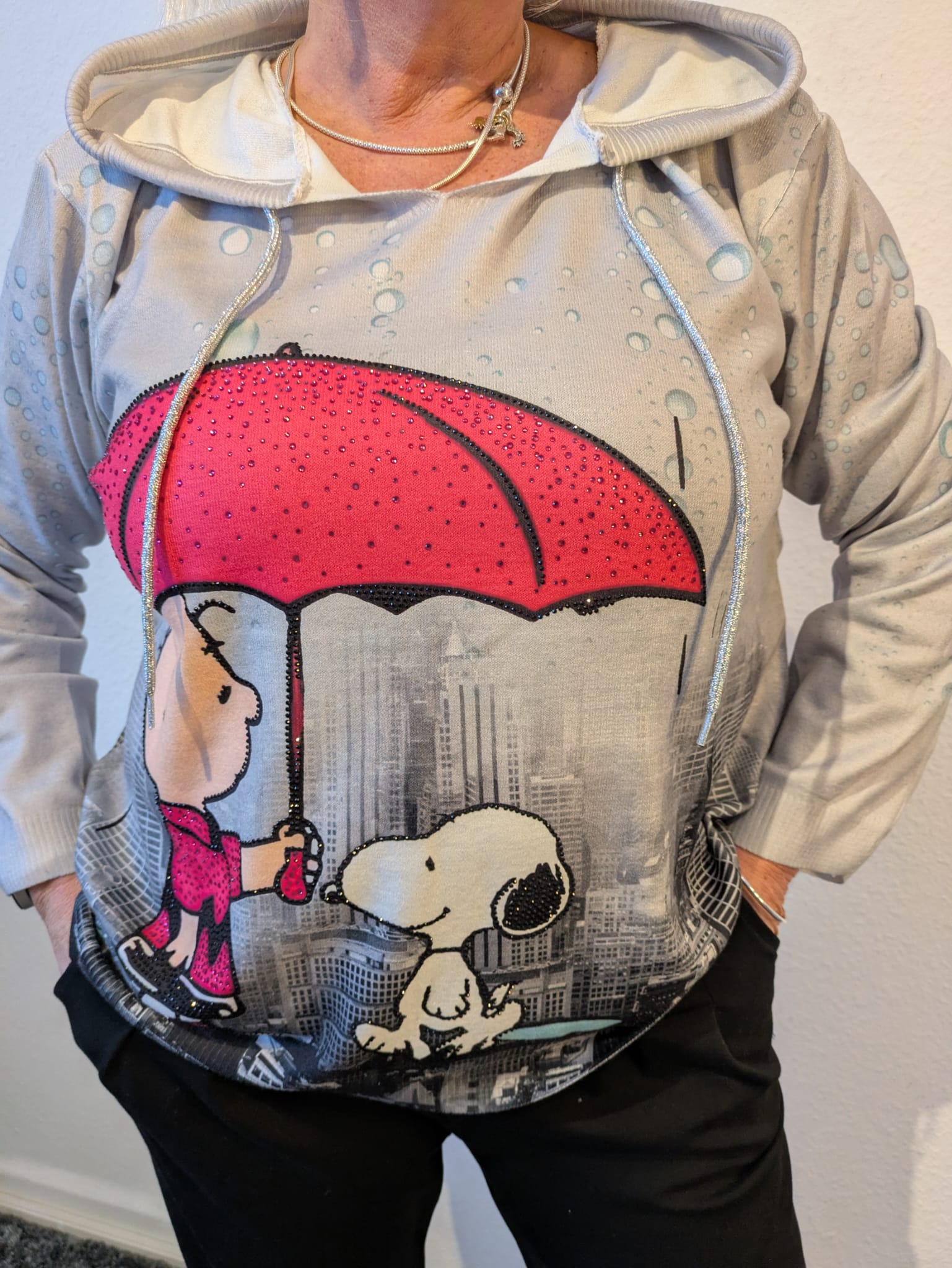Hoody Peanuts Regenbis 42