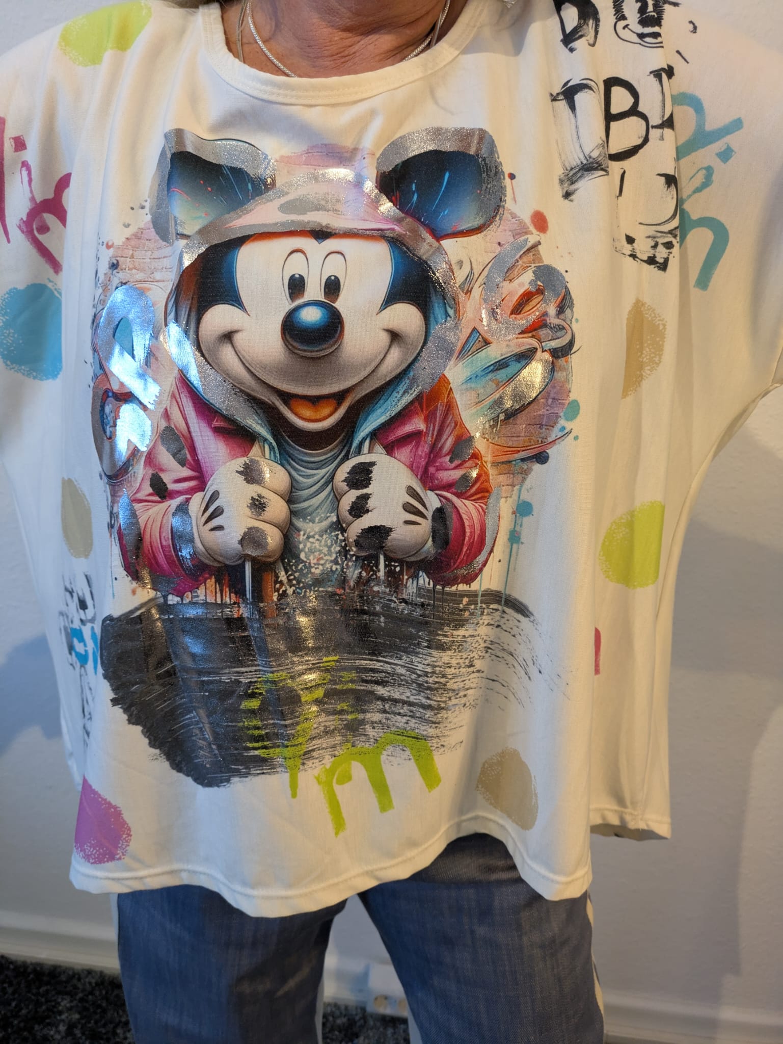 Sweatshirt / T-Shirt Mickey Print Oversize