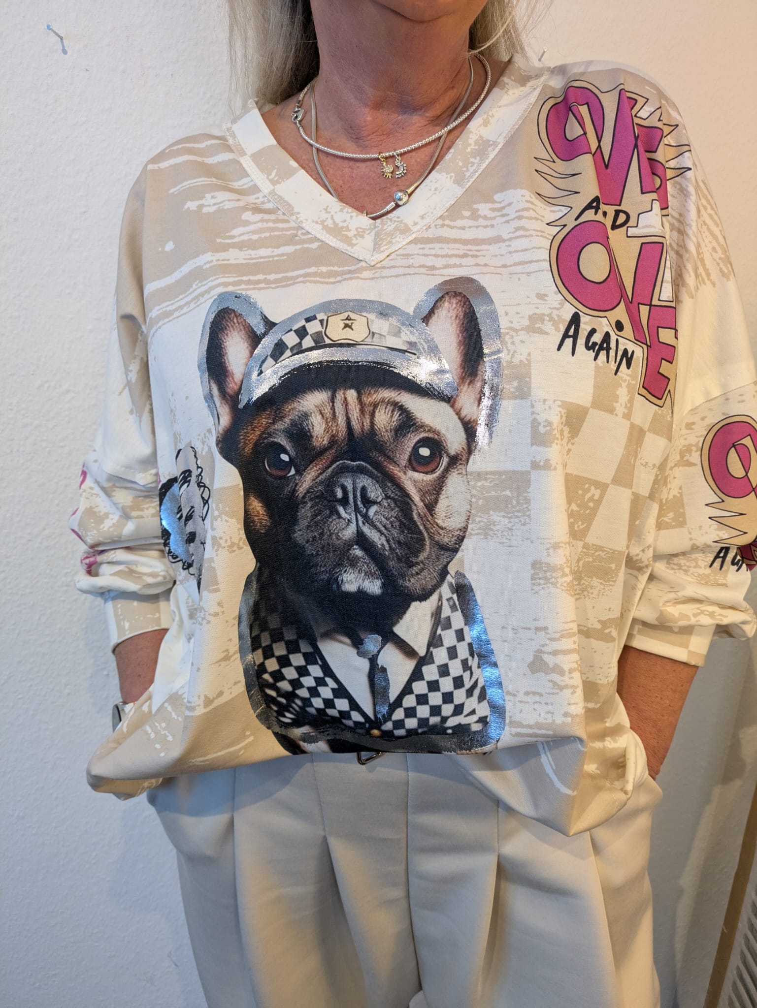 Sweatshirt / T-Shirt Dog Print