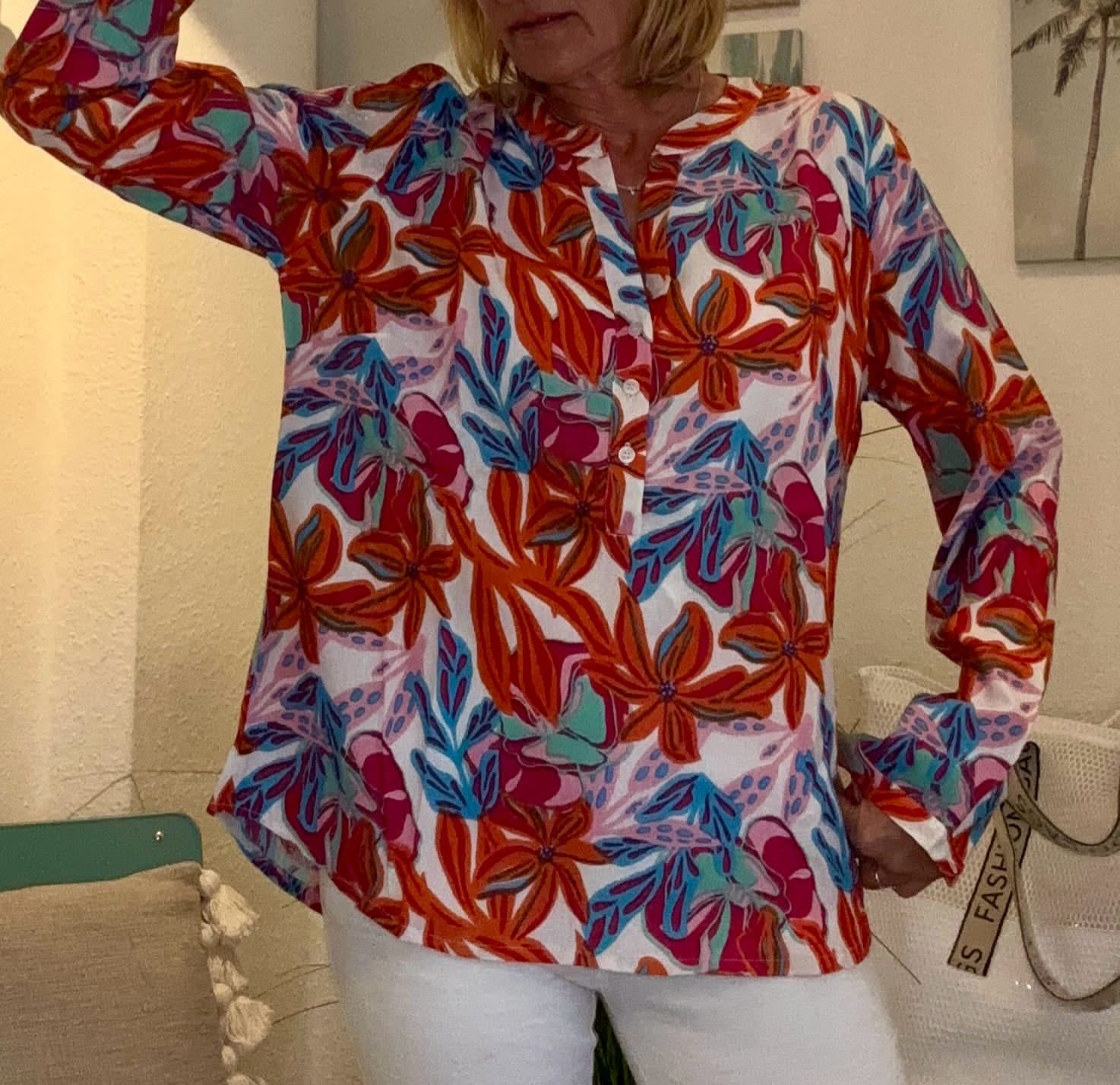 Zwillingsherzbluse TropicalS